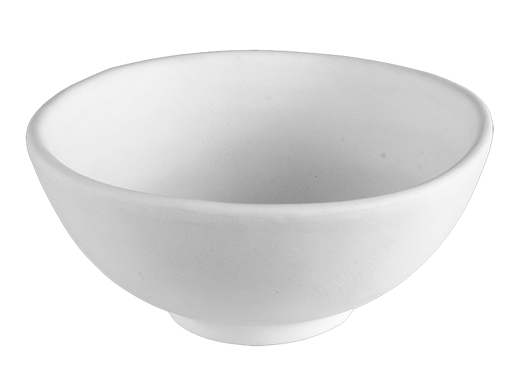 Bisque Stoneware Organic Bowl (Case of 4)