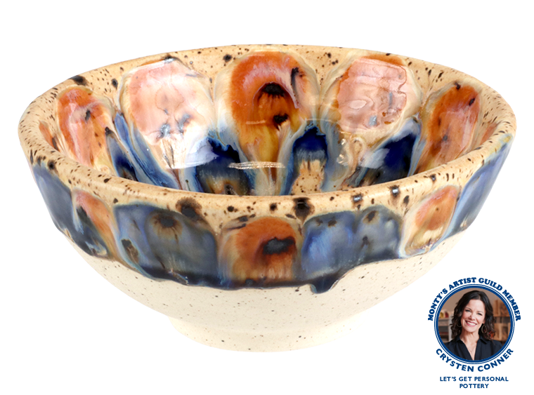 Bisque Stoneware Organic Bowl (Case of 4)