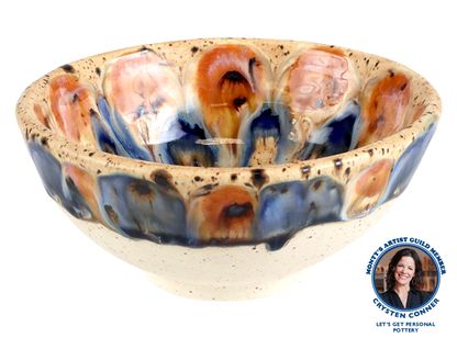 Bisque Stoneware Organic Bowl (Case of 4)