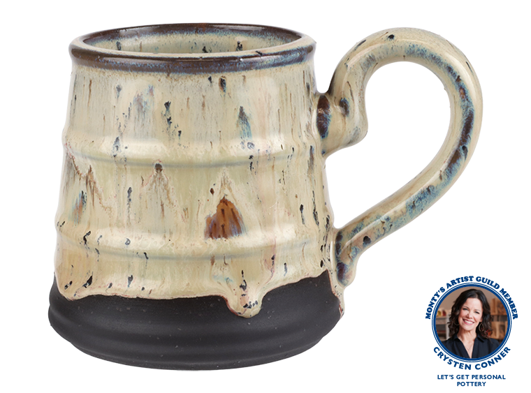 Bisque Stoneware Ancient Italian Mug (Case of 4)