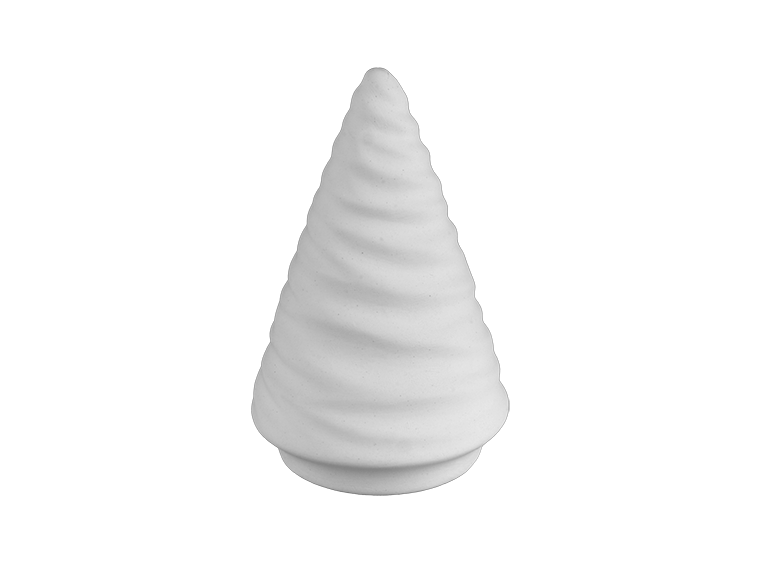 Bisque Stoneware Small Spiraled Tree (Case of 12)