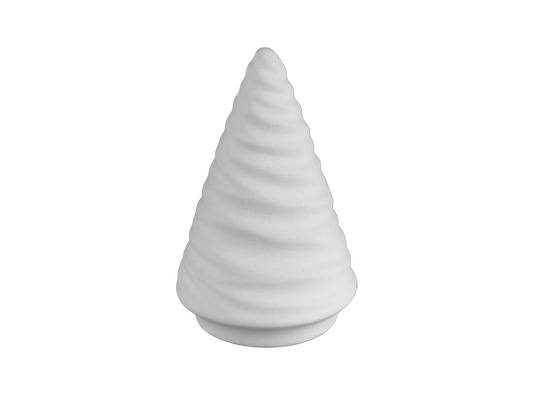 Bisque Stoneware Small Spiraled Tree (Case of 12)