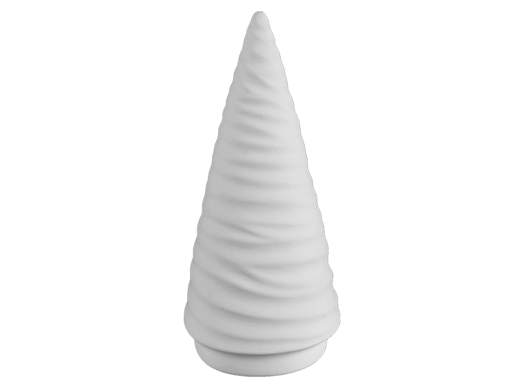 Bisque Stoneware Large Spiraled Tree (Case of 4)