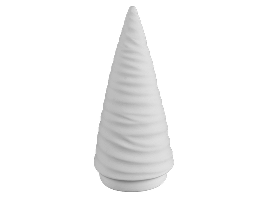 Bisque Stoneware Large Spiraled Tree (Case of 4)