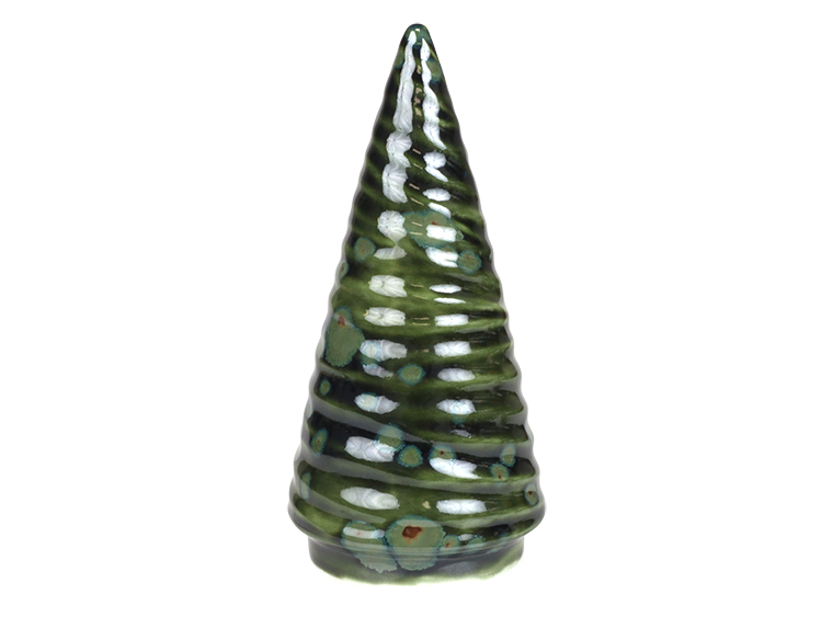Bisque Stoneware Large Spiraled Tree (Case of 4)
