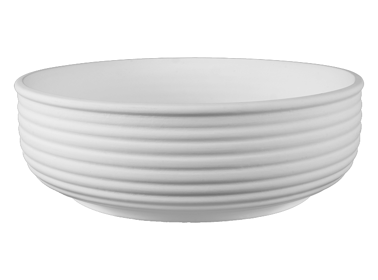 Bisque Stoneware Footed Serving Bowl (Case of 2)
