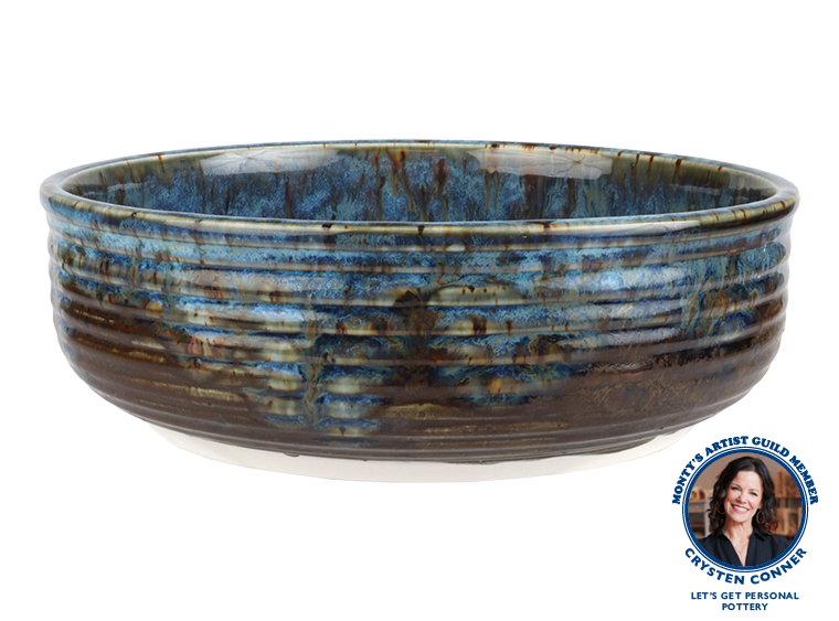 Bisque Stoneware Footed Serving Bowl (Case of 2)