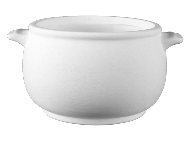 Bisque Stoneware Soup Crock (Case of 4)
