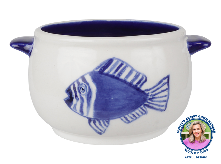 Bisque Stoneware Soup Crock (Case of 4)