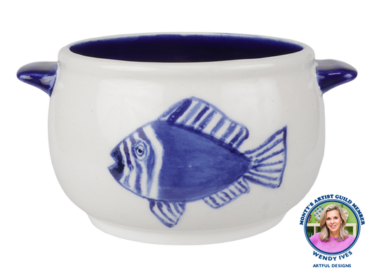 Bisque Stoneware Soup Crock (Case of 4)