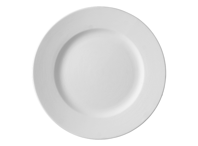 Bisque Stoneware Rim Dinner Plate (Case of 4)