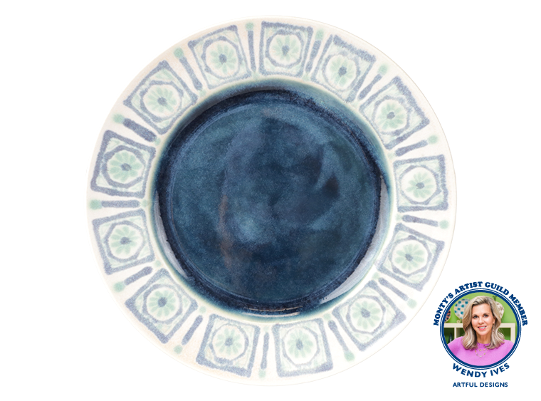 Bisque Stoneware Rim Dinner Plate (Case of 4)