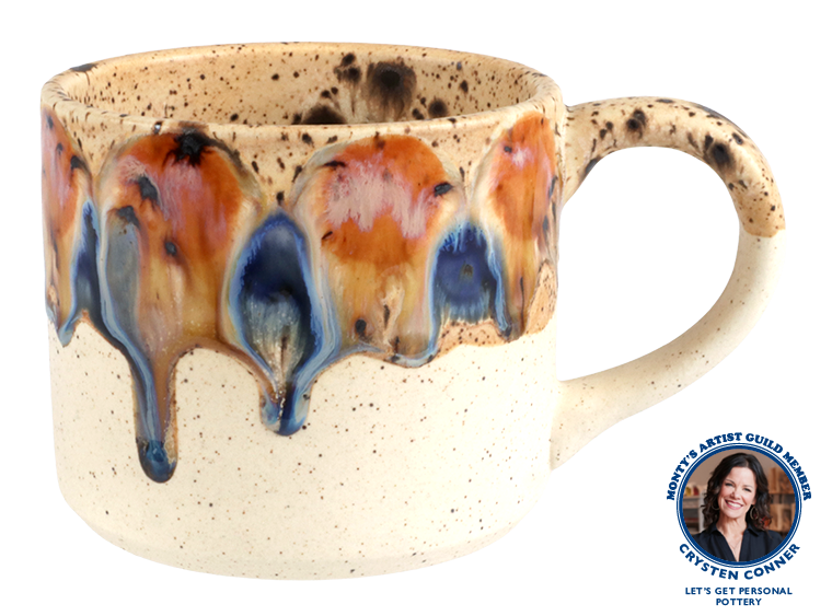 Bisque Stoneware Organic Mug (Case of 4)