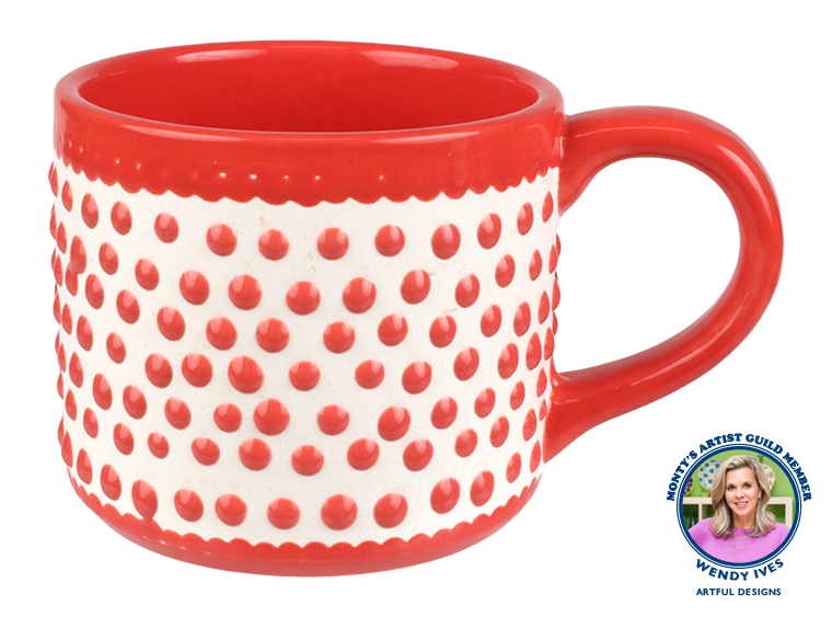 Bisque Stoneware Organic Mug (Case of 4)