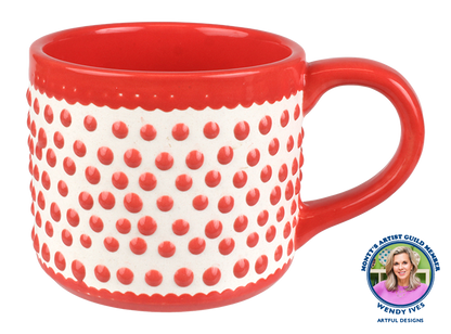 Bisque Stoneware Organic Mug (Case of 4)