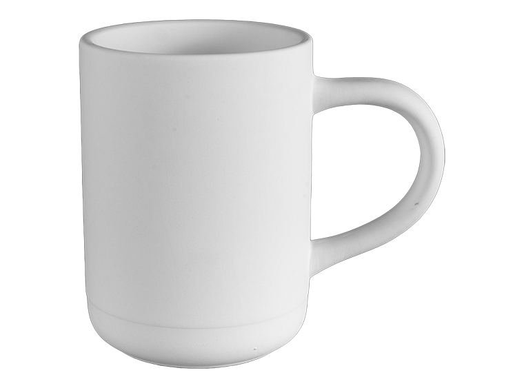 Bisque Stoneware Elizabeth Mug (Case of 4)