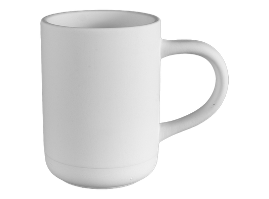 Bisque Stoneware Elizabeth Mug (Case of 4)