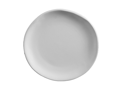Bisque Stoneware Organic Appetizer Plate (Case of 6)