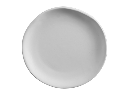 Bisque Stoneware Organic Salad Plate (Case of 4)