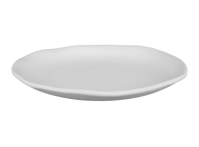 Bisque Stoneware Organic Salad Plate (Case of 4)