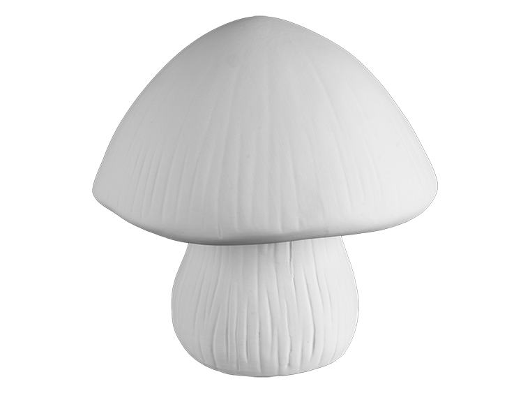 Bisque Stoneware Amanita Mushroom (Case of 2)