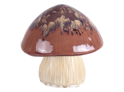 Bisque Stoneware Amanita Mushroom (Case of 2)