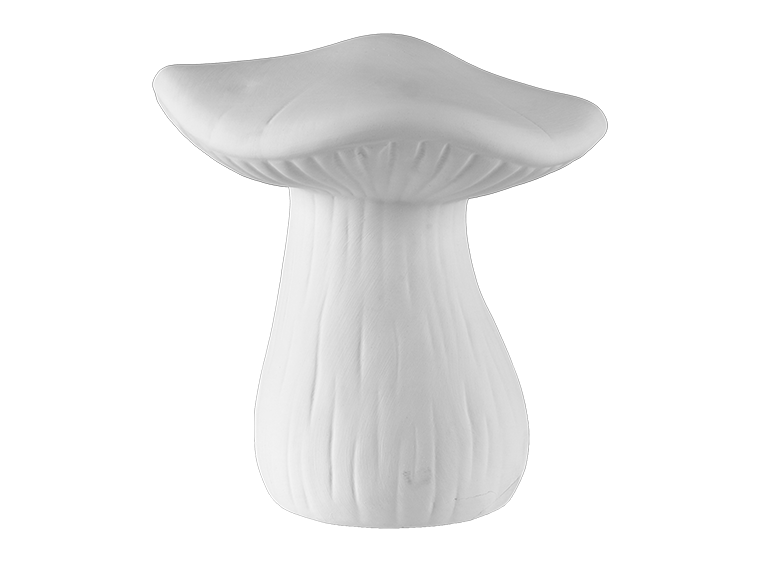 Bisque Stoneware Russula Mushroom (Case of 4)