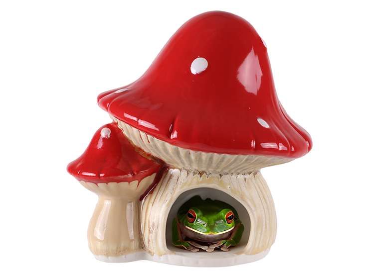 Bisque Stoneware Garden B&B (Case of 2)