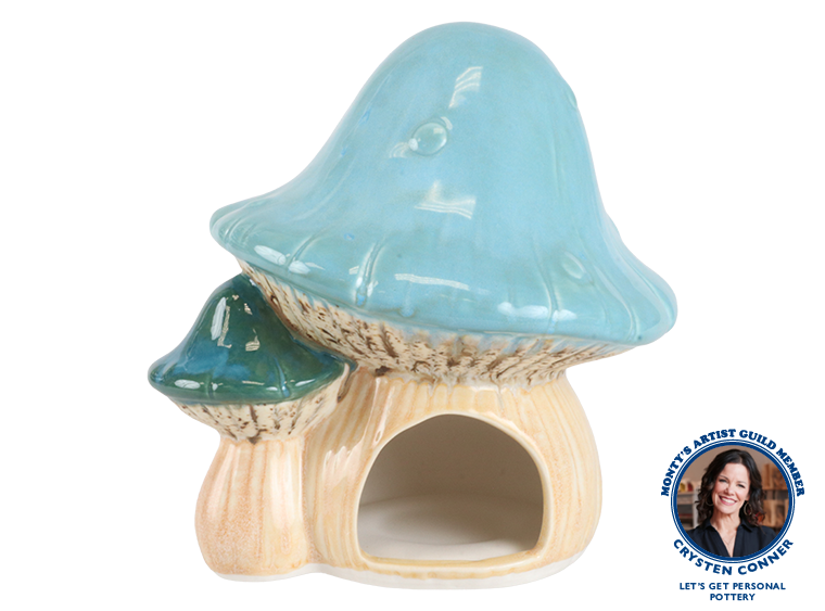 Bisque Stoneware Garden B&B (Case of 2)
