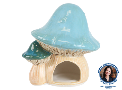 Bisque Stoneware Garden B&B (Case of 2)