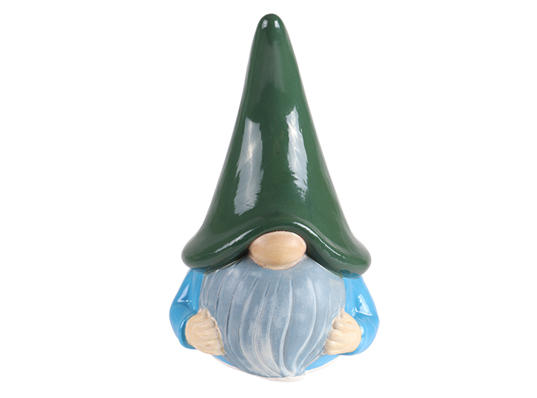 Bisque Stoneware Gardie Gnome (Case of 2)