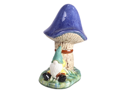 Bisque Stoneware Napping Gnome Figurine (Case of 2)