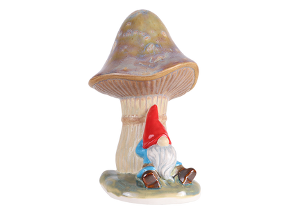 Bisque Stoneware Napping Gnome Figurine (Case of 2)