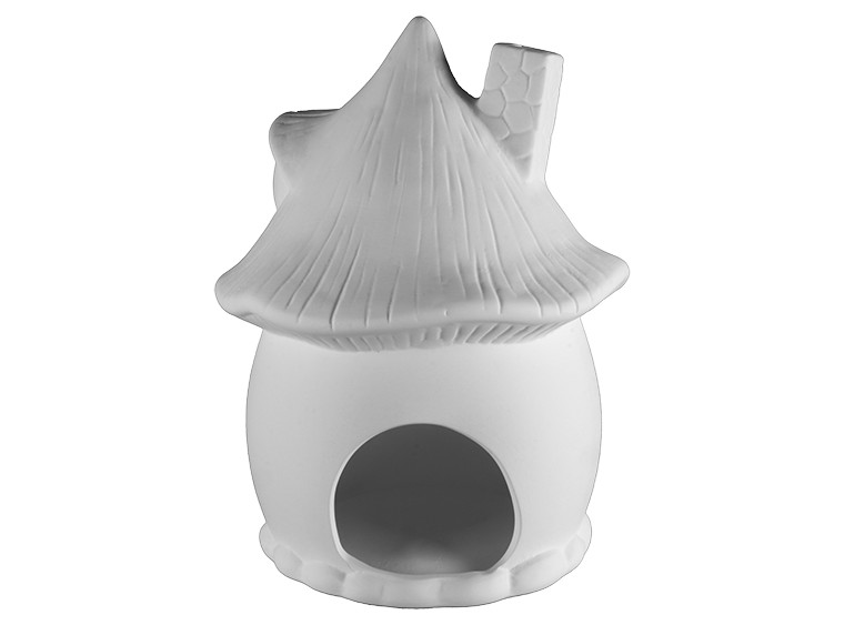 Bisque Stoneware Fairy House (Case of 1)