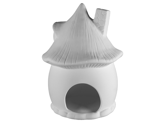 Bisque Stoneware Fairy House (Case of 1)