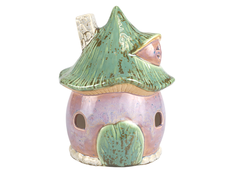 Bisque Stoneware Fairy House (Case of 1)