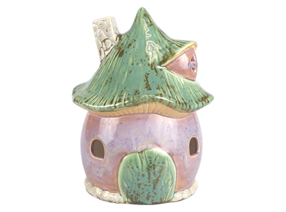 Bisque Stoneware Fairy House (Case of 1)