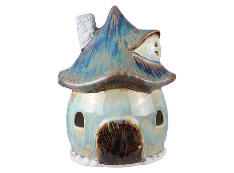 Bisque Stoneware Fairy House (Case of 1)