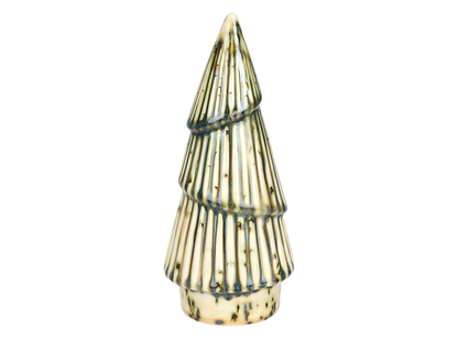 Bisque Stoneware Medium Fluted Tree (Case of 4)
