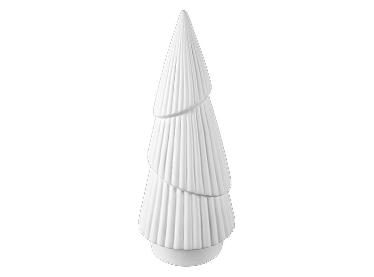 Bisque Stoneware Large Fluted Tree (Case of 2)