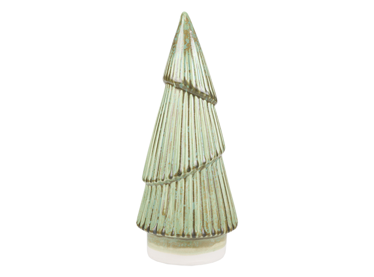 Bisque Stoneware Large Fluted Tree (Case of 2)