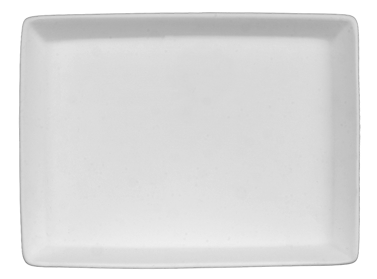 Bisque Stoneware Madison Rectangular Tray (Case of 4)