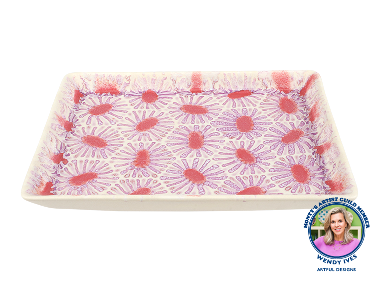 Bisque Stoneware Madison Rectangular Tray (Case of 4)