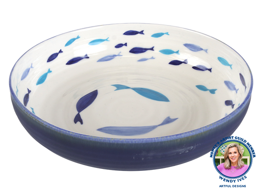 Bisque Stoneware Rhine Wide Serving Bowl (Case of 2)