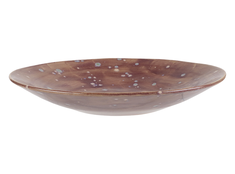 Bisque Stoneware Organic Wide Serving Bowl (Case of 4)