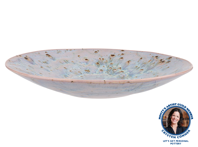 Bisque Stoneware Organic Wide Serving Bowl (Case of 4)