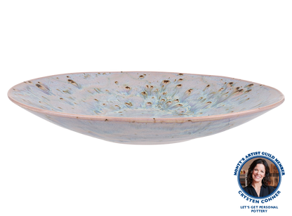 Bisque Stoneware Organic Wide Serving Bowl (Case of 4)