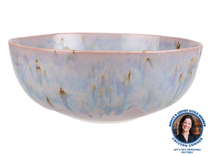 Bisque Stoneware Organic Serving Bowl (Case of 2)