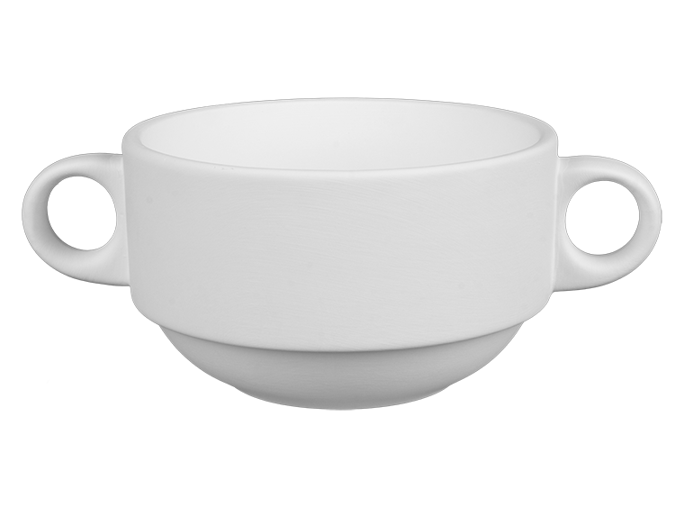Bisque Stoneware Stackable Soup Bowl (Case of 6)
