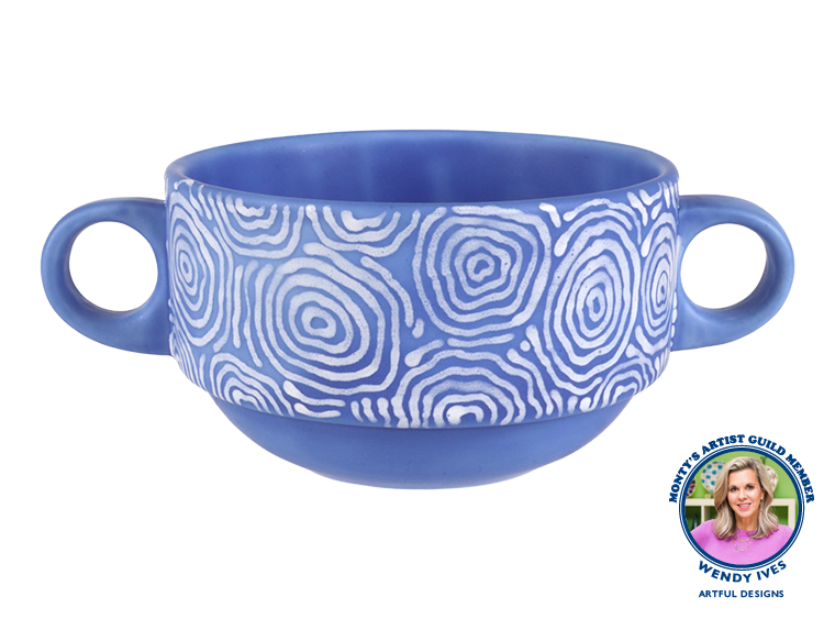 Bisque Stoneware Stackable Soup Bowl (Case of 6)